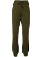 Barrie Knitted Track Pants - Green