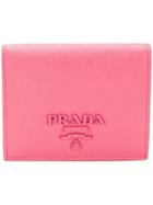 Prada Classic Logo Wallet - Pink