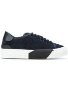 Moncler Lace-up Platform Sneakers - Blue