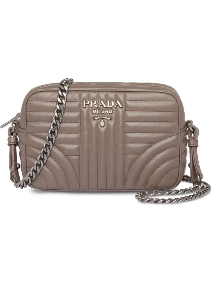 Prada Diagramme Bag - Brown