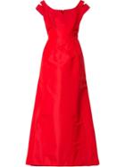 Zac Posen Flared Skirt Gown