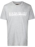 Napapijri Logo Print T-shirt - Grey