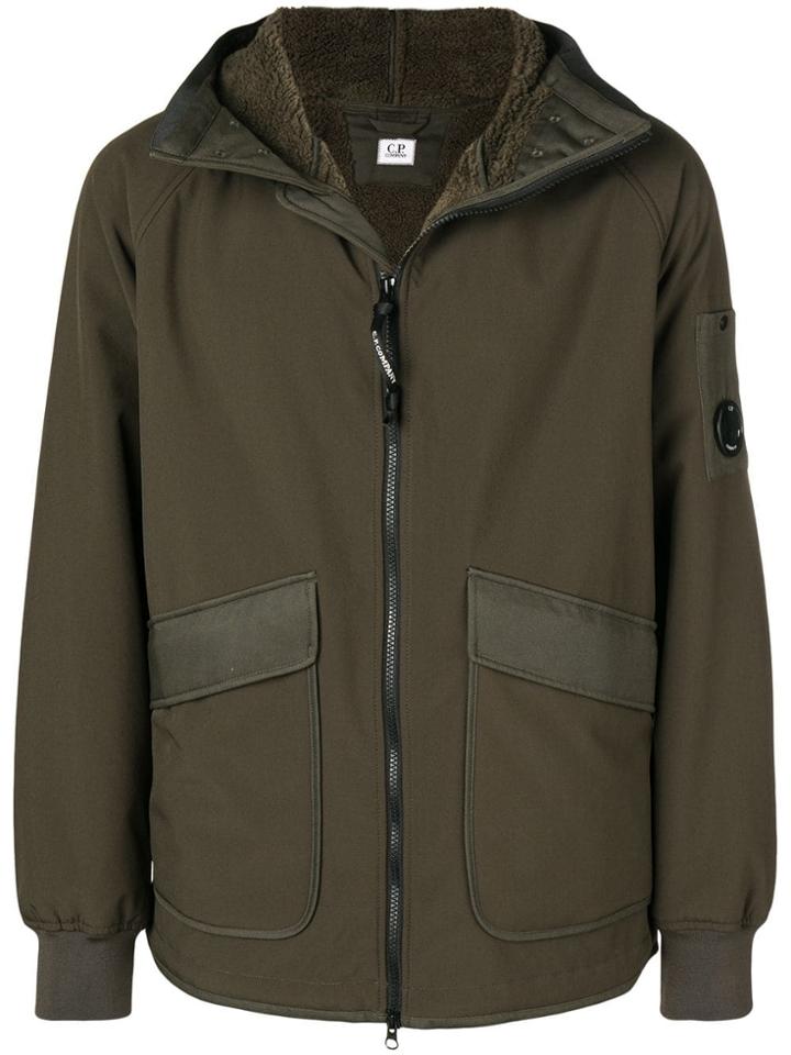 Cp Company Hooded Shell Jacket - Green