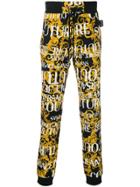 Versace Jeans Couture Barocco Logo Track Trousers - Black