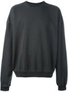 Haider Ackermann Loose Fit Sweatshirt, Men's, Size: Small, Grey, Cotton