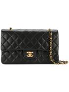 Chanel Vintage Classic Flap 25 Shoulder Bag - Black