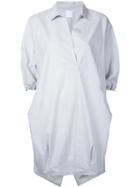 Cityshop - Long Blouse - Women - Cotton - One Size, Grey, Cotton