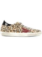 Golden Goose Deluxe Brand Superstar Leopard Print Sneakers -