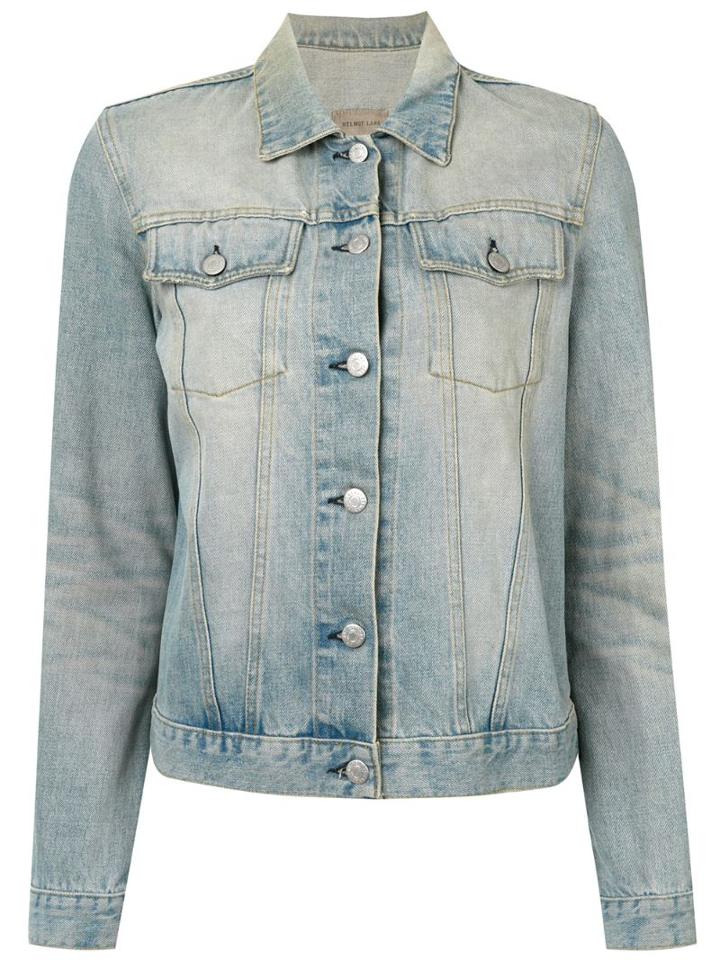 Helmut Lang Pre-owned Stonewashed Denim Jacket - Blue