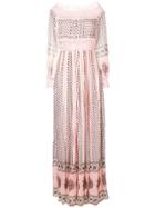 Giambattista Valli Printed Bardot Maxi Dress - Pink