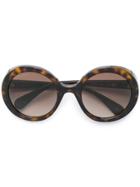 Gucci Eyewear Round Tinted Sunglasses - Brown