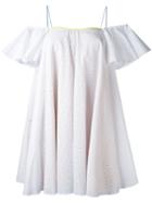 Anna October - English Embroidery Shift Dress - Women - Silk/cotton - M, White, Silk/cotton