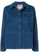 Acne Studios Cropped Work Jacket - Blue