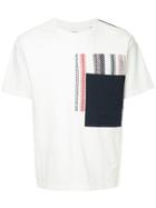 Coohem Striped Tweed T-shirt - White
