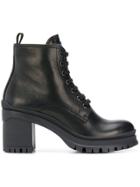 Prada Combat Boots - Black