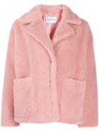 Stand Concealed Fastening Jacket - Pink