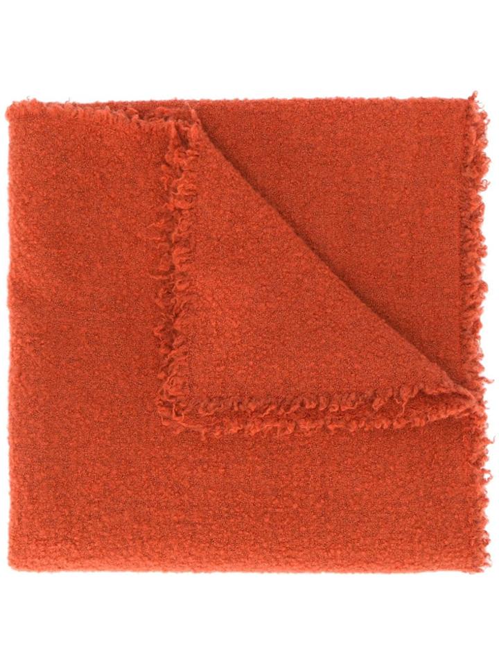 Faliero Sarti Flannel Scarf - Orange