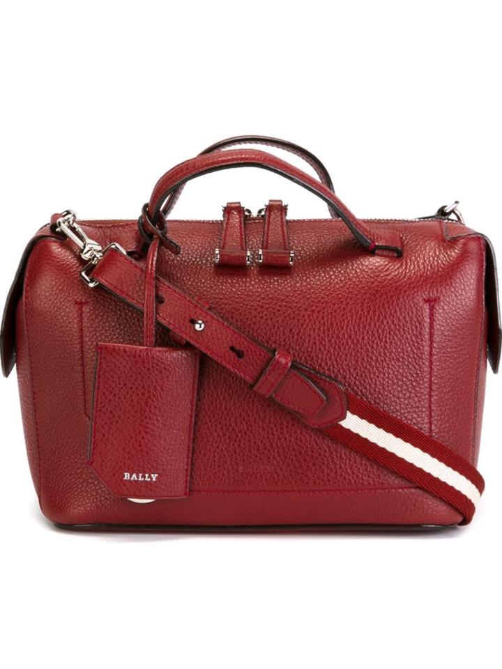 Bally Small 'kissen' Bag, Women's, Red, Calf Leather