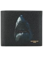 Givenchy Shark Print Billfold Wallet - Black