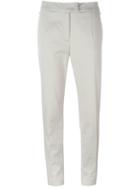 Fay Straight Leg Trousers, Women's, Size: 44, Nude/neutrals, Cotton/spandex/elastane
