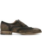 John Varvatos Distressed Lace-up Shoes