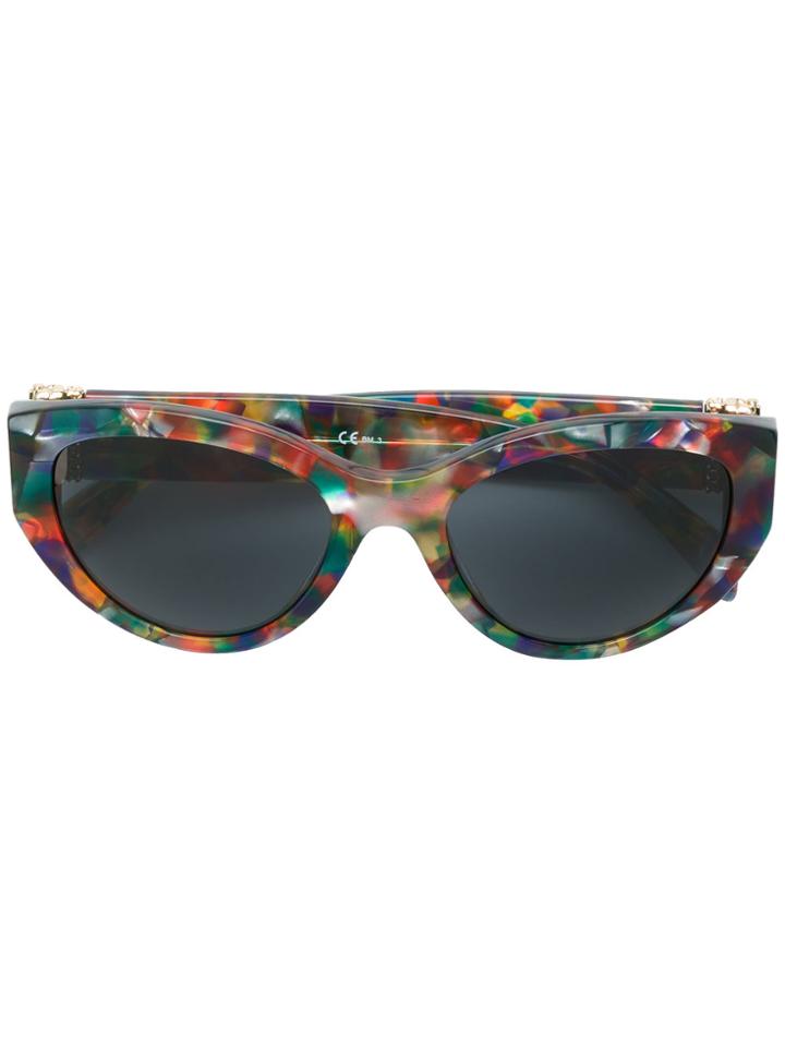 Moschino Eyewear Cat Eye Sunglasses - Multicolour