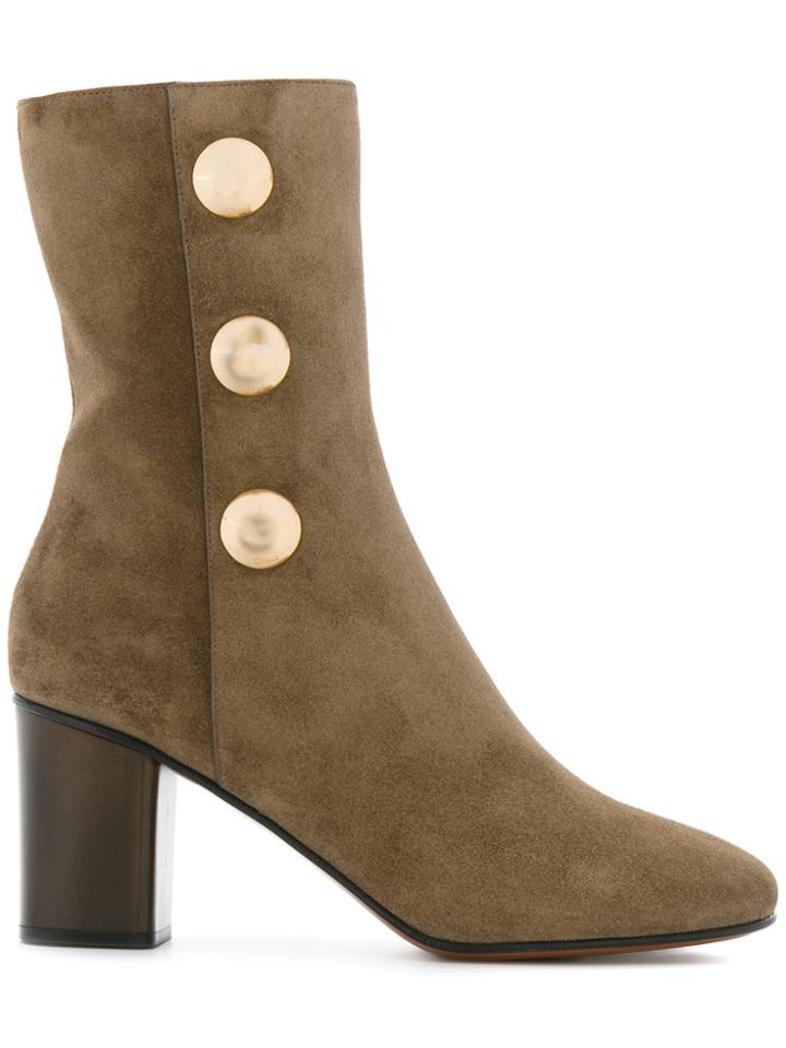 Chloé Orlando Boots - Green