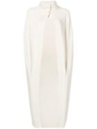 Stefano Mortari Knitted Cape - White