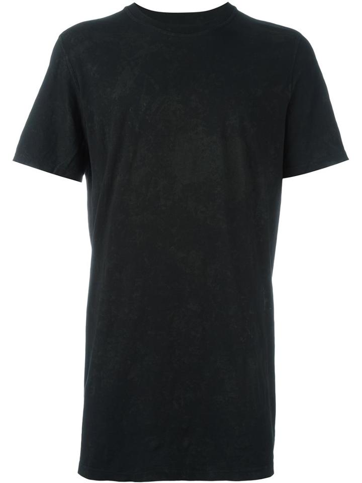 11 By Boris Bidjan Saberi Basic T-shirt, Men's, Size: Medium, Black, Cotton