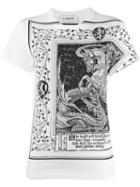 Lanvin Dragon And Knight Print T-shirt - White