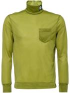 Prada Ladder-proof Jersey Turtleneck Sweater - Green