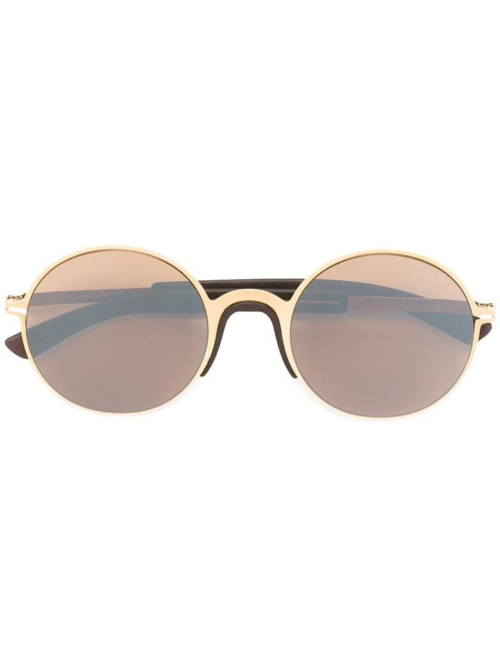 Mykita - 'ivy' Sunglasses - Unisex - Polyamide/stainless Steel - One Size, Brown, Polyamide/stainless Steel