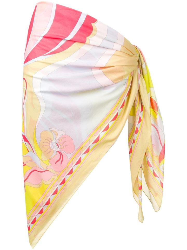 Emilio Pucci Floral Print Sarong - Pink