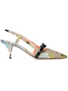 Rochas Floral Pumps - Multicolour