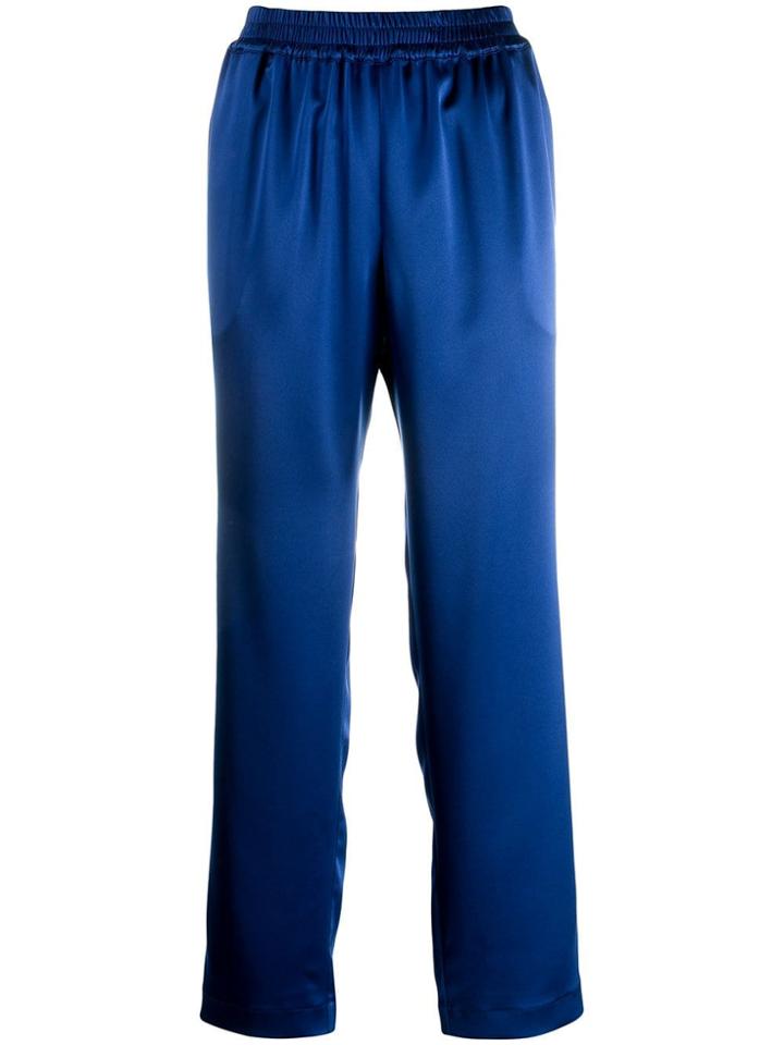 Gianluca Capannolo Straight-leg Track Pants - Blue