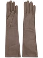 Rochas Mid-length Gloves - Grey