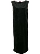 Thom Browne Velvet Sheath Dress - Black