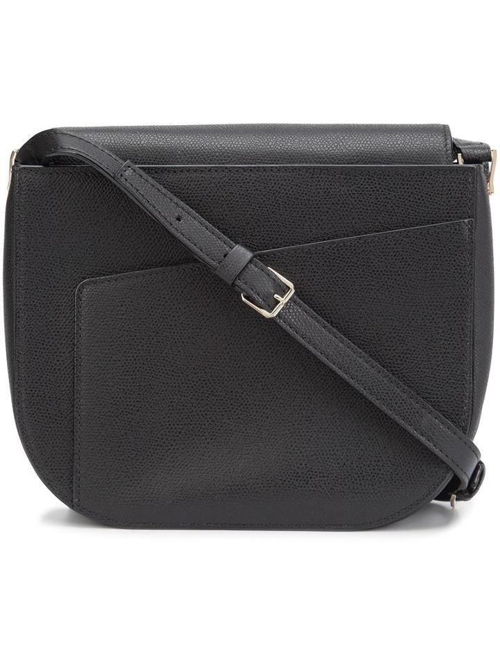 Valextra Hobo Shoulder Bag, Women's, Black