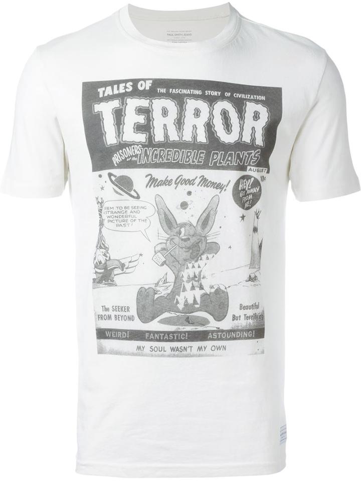 Paul Smith Jeans Magazine Print T-shirt