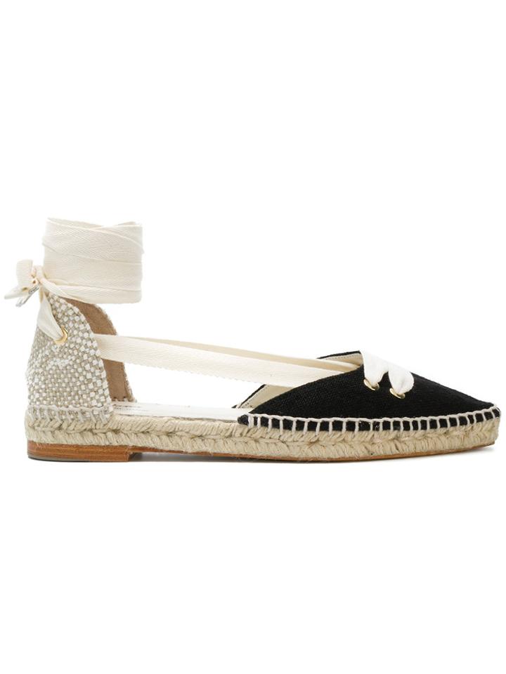 Castañer Lace-up Espadrilles - Black