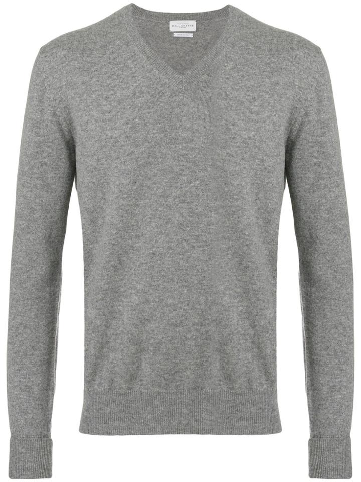 Ballantyne Cashmere Knitted Sweater - Grey