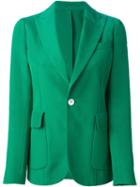 Dsquared2 Classic Blazer, Women's, Size: 42, Green, Silk/cotton/polyester