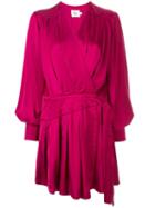 Aje Flared Wrap Dress