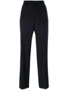 Marni - Compact Wool Loose Trousers - Women - Spandex/elastane/virgin Wool - 38, Black, Spandex/elastane/virgin Wool