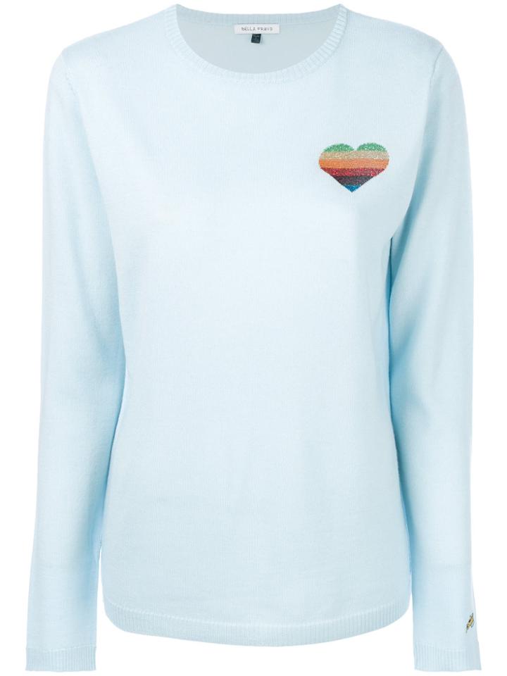 Bella Freud Embroidered Detail Jumper - Blue