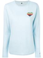Bella Freud Embroidered Detail Jumper - Blue