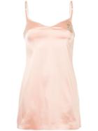 Moschino Satin Slip Dress - Pink