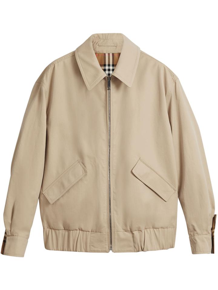 Burberry Reversible Rainbow Vintage Check Harrington Jacket - Yellow &