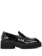 Marni Chunky Sole Penny Loafers - Black