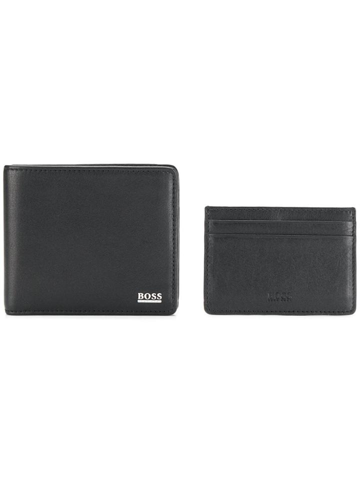 Boss Hugo Boss Logo Wallet And Cardholder - Black